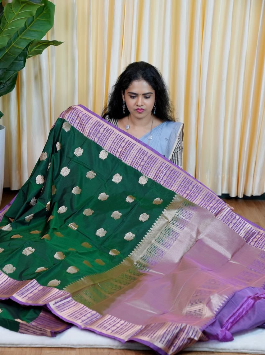 Premium Kanchi semi soft silk saree🥰🥳