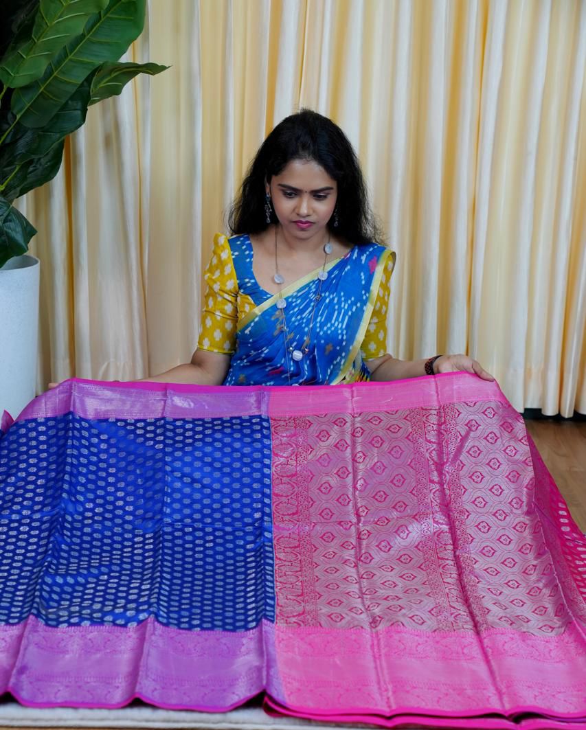 Semi silk sarees in 1000 Butta’s concept 🥳