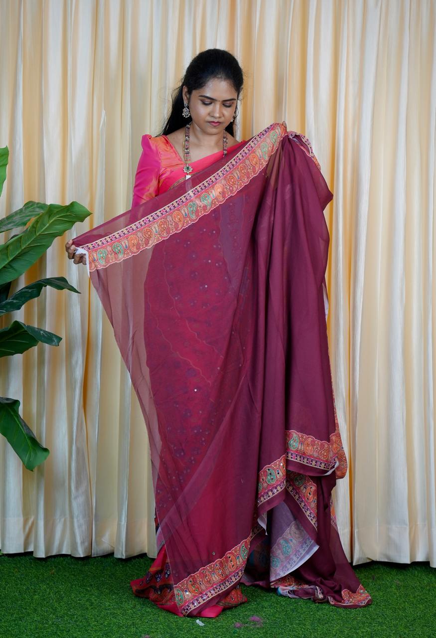 Soft Georgette mirror 🥳✅