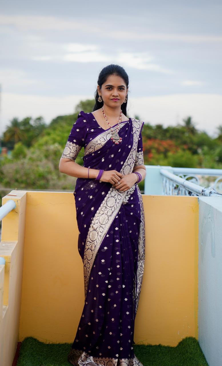 Viscose Georgette sarees❌