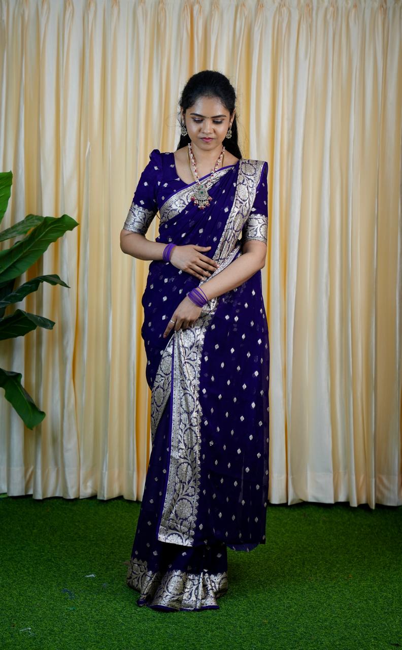 Viscose Georgette sarees❌