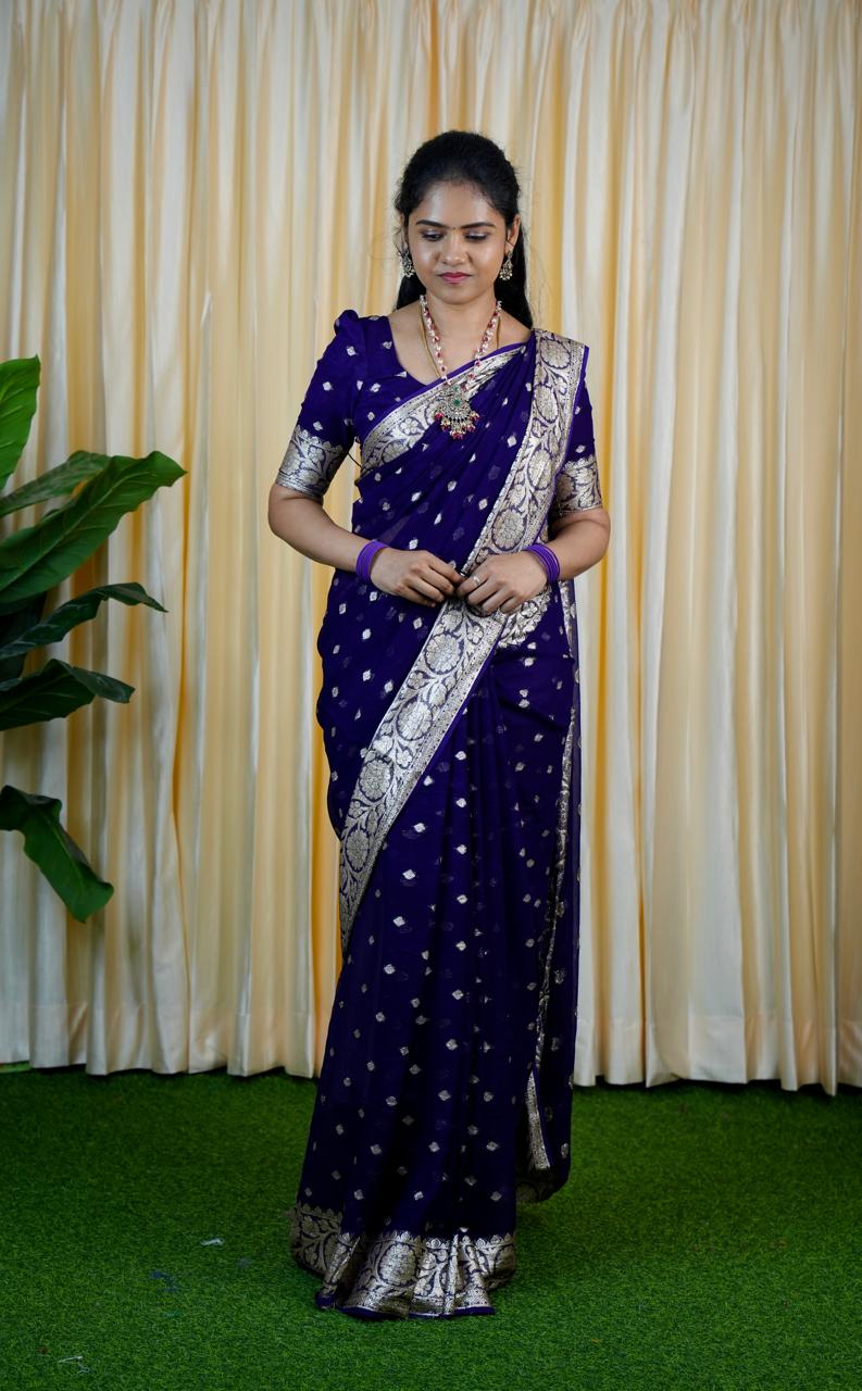 Viscose Georgette sarees❌