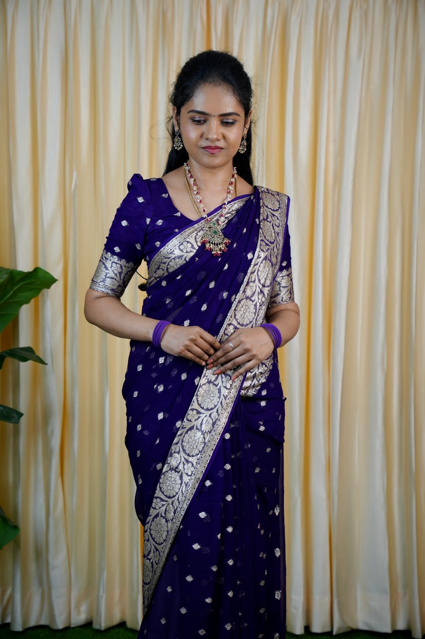 Viscose Georgette sarees❌