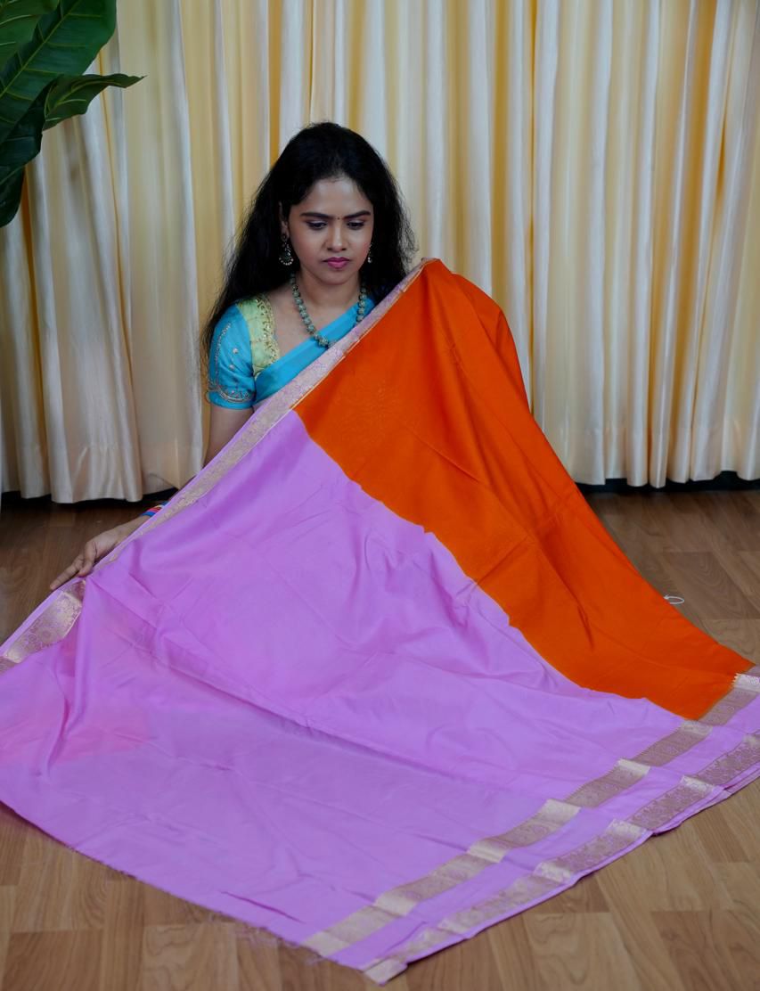 Mysore crepe silk saree🌈🥰