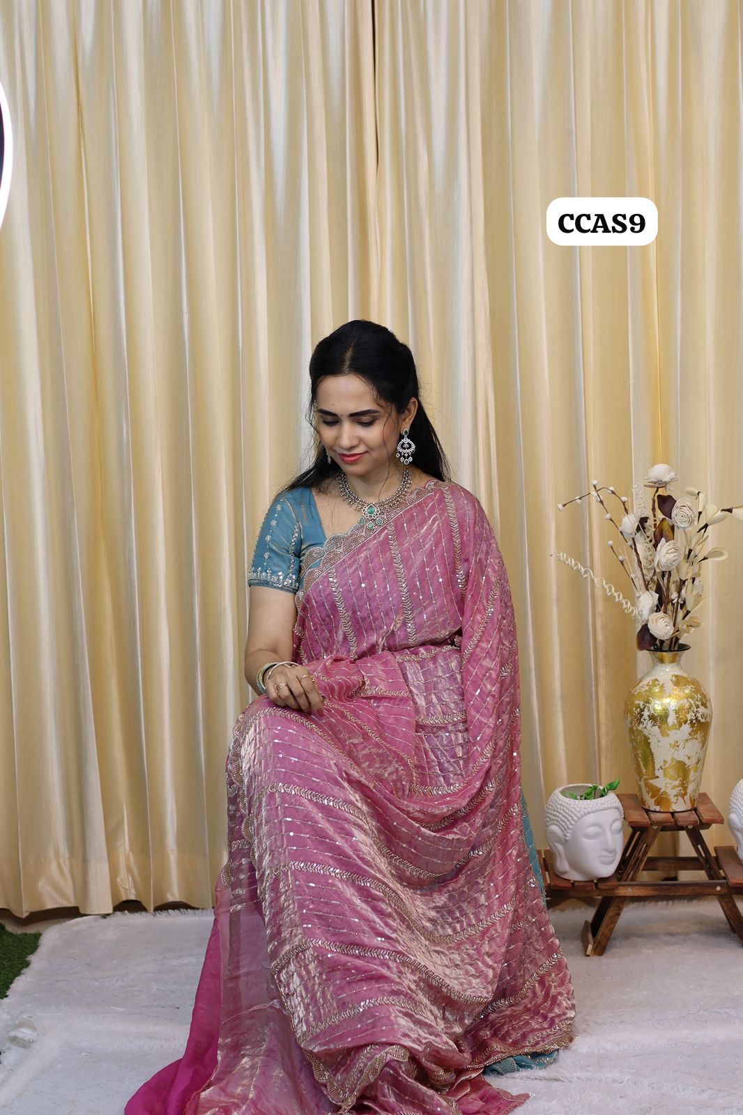 Heavy Premium Space Silk With Beads works😍🥳
