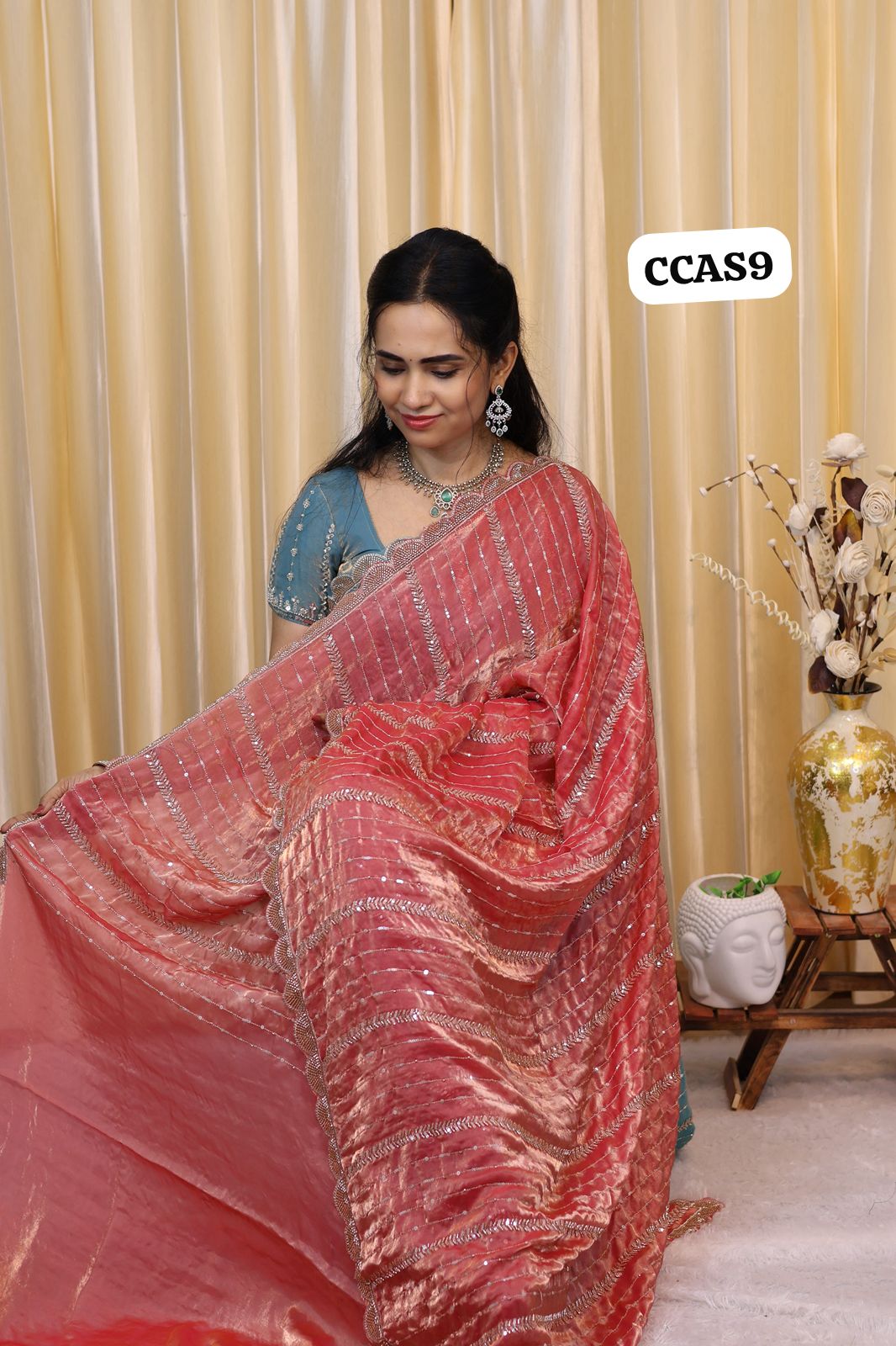 Heavy Premium Space Silk With Beads works😍🥳