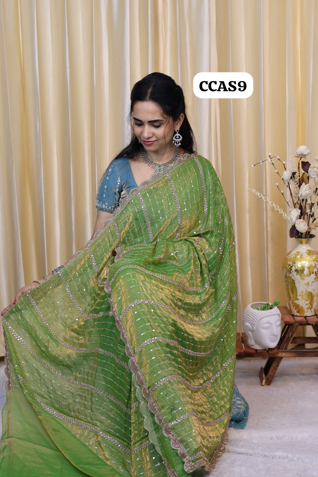 Heavy Premium Space Silk With Beads works😍🥳