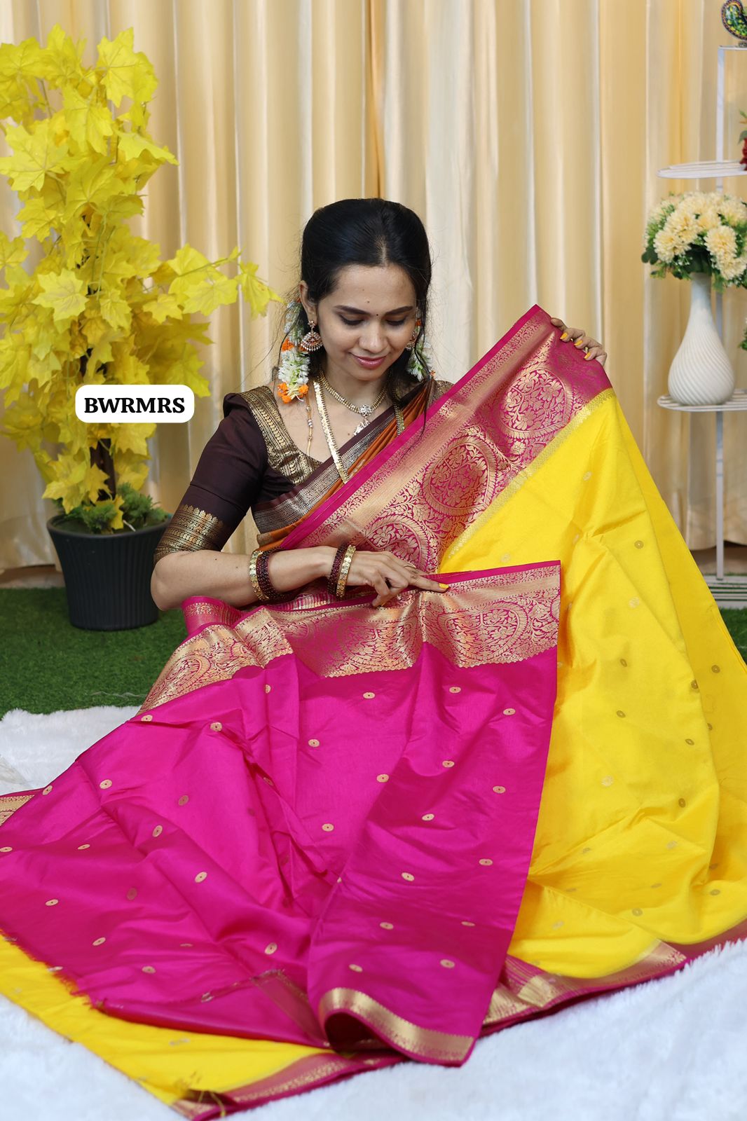 Warm silk saree 🥳