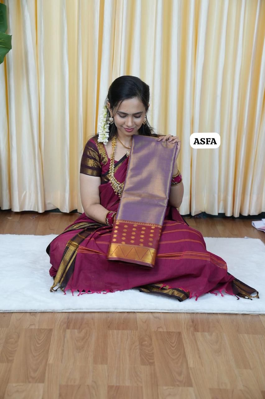 Bridal Kanchi semi silk saree 🥳