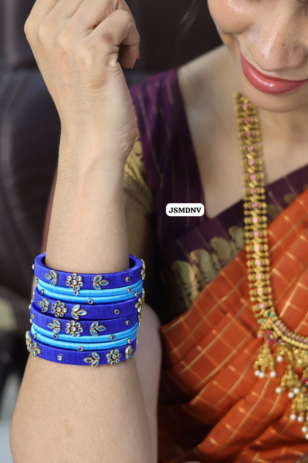 Handmade silk thread bangles🥳8 pieces