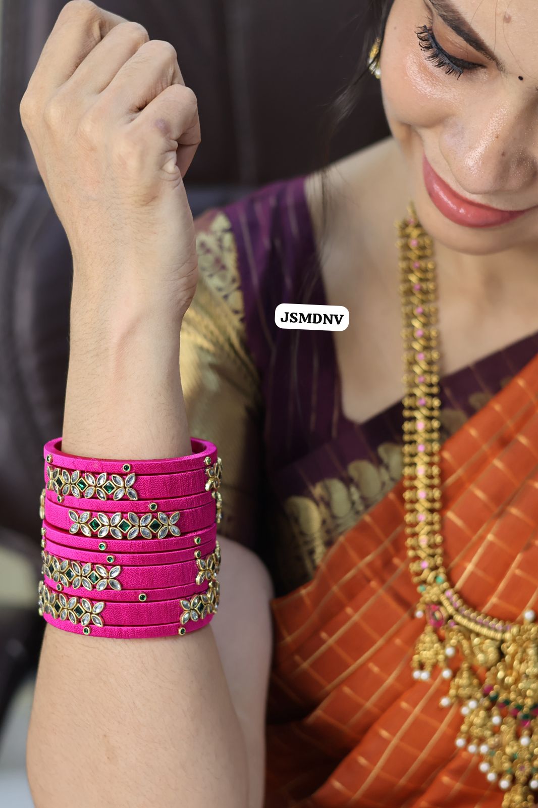 Handmade silk thread bangles 🥳10 pieces