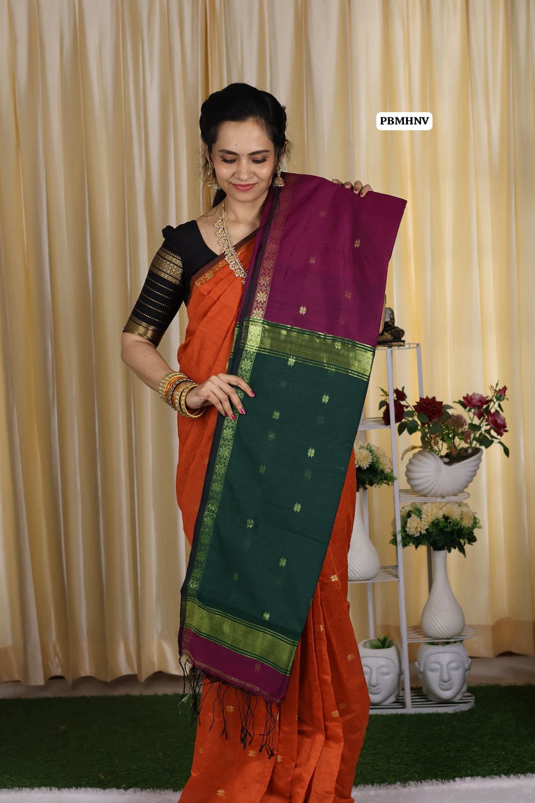 Maheswari silk cotton zari weaving saree😍🥳