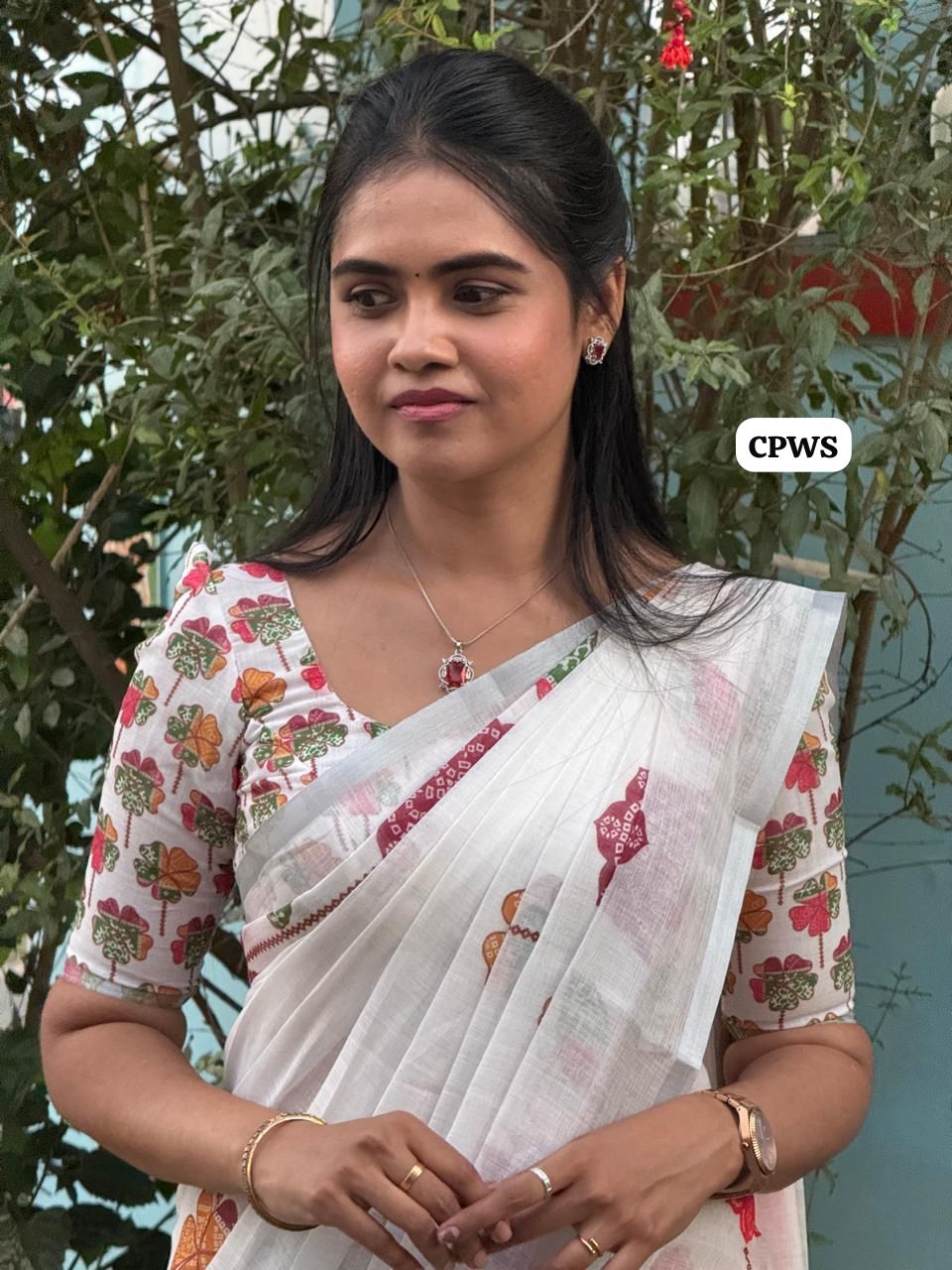 Cotton mixed saree🥰😎📚 🥳