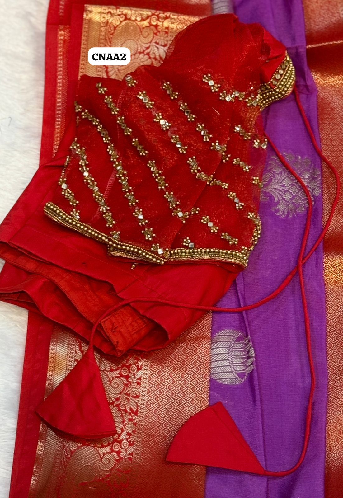 Premium quality net work aari blouse (Unstitched)prebook 2 weeks š„³