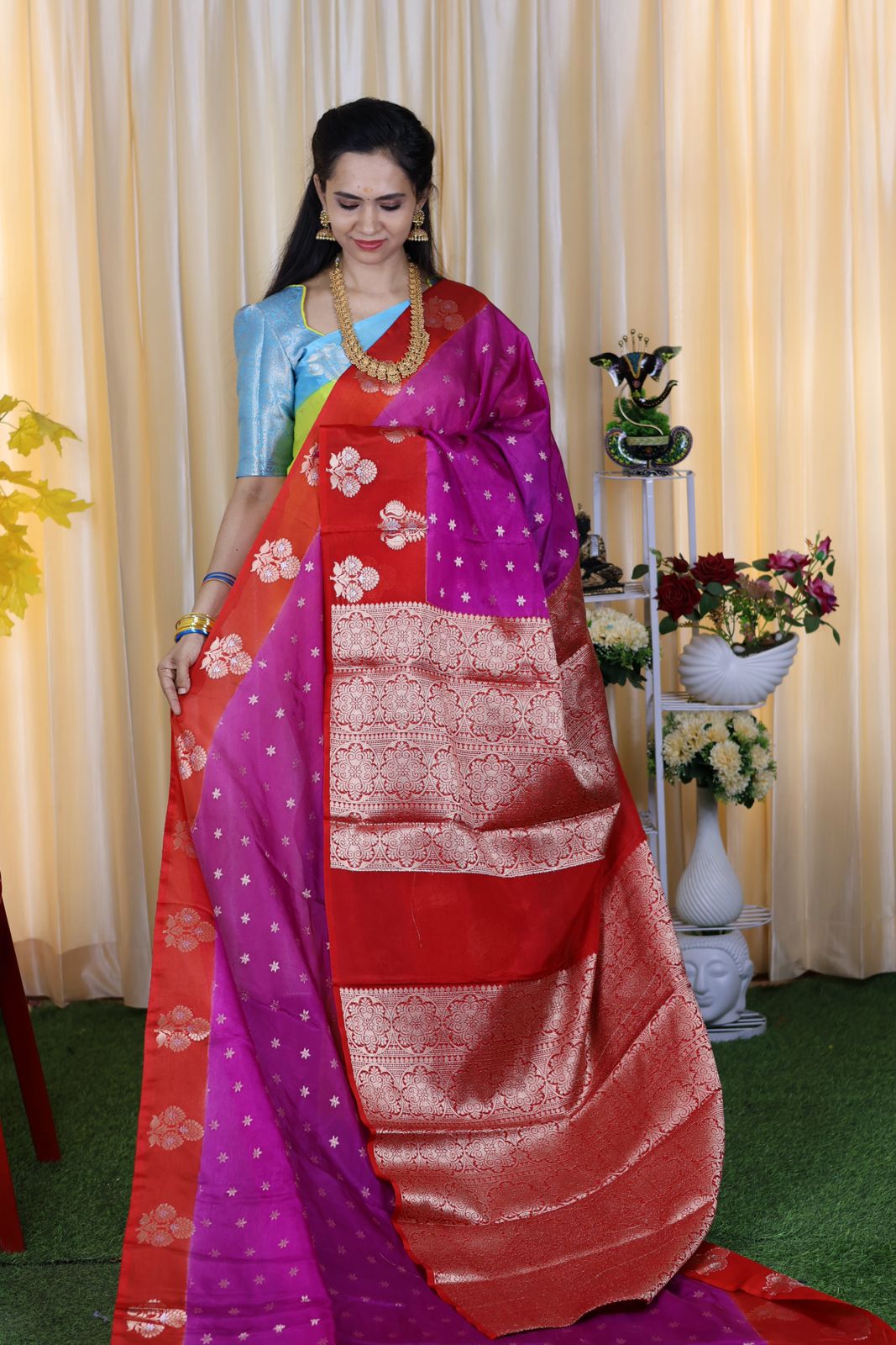 Aadi offer 🌹Warm silk saree 🤗