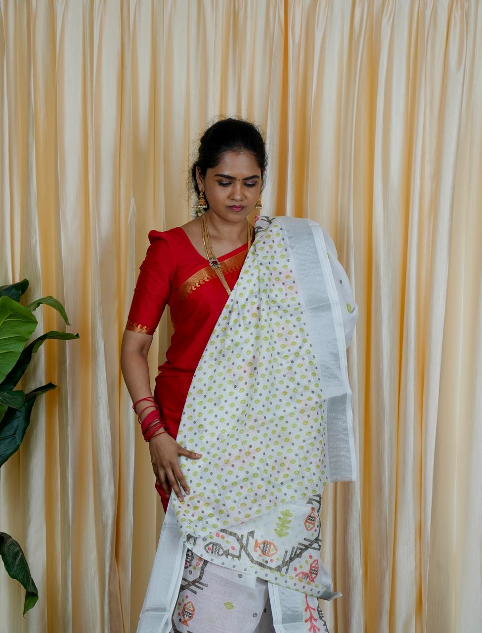 Linen Cotton sarees👇