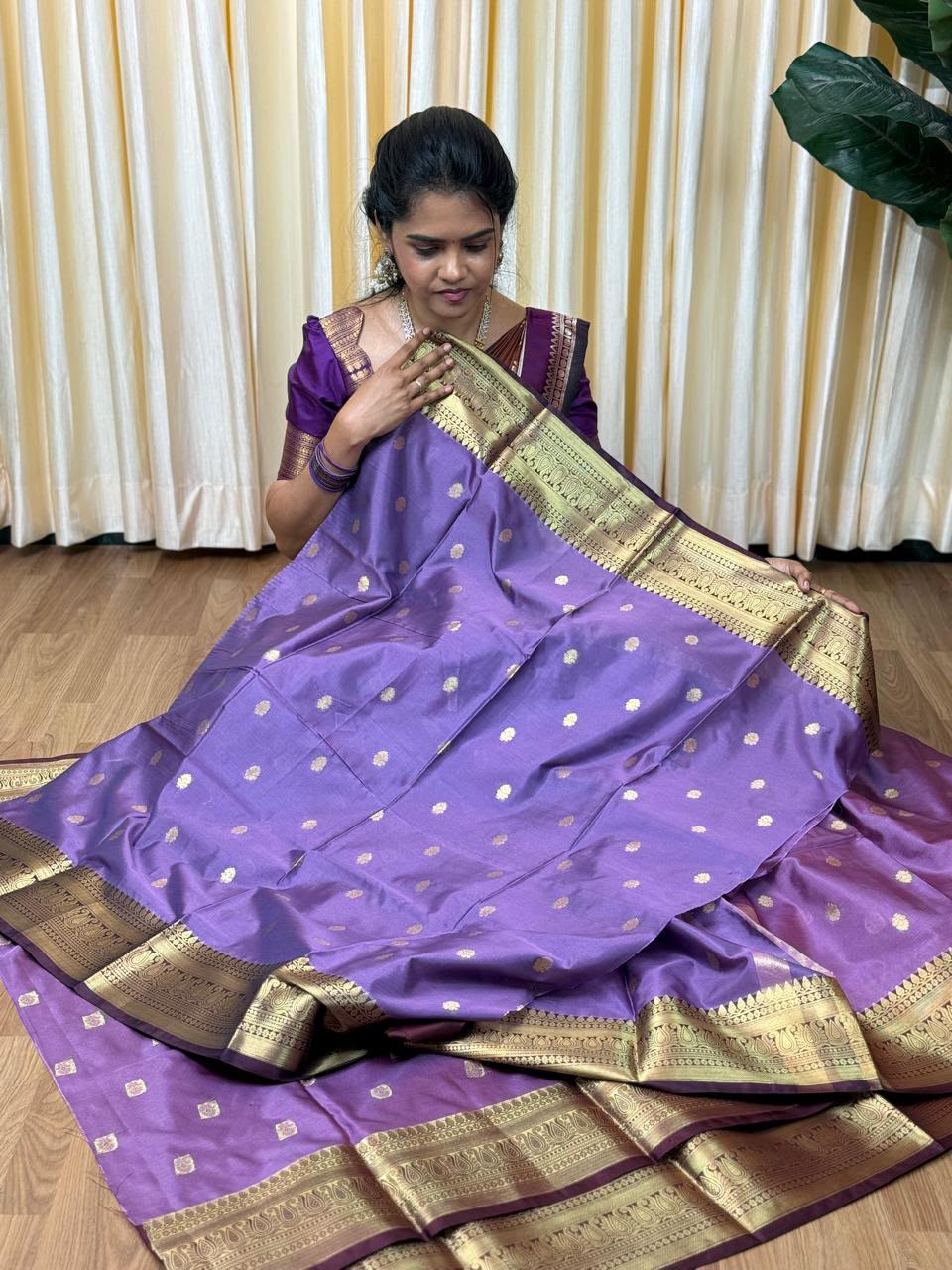 Kanchi semi silk sarees🥰😎📚