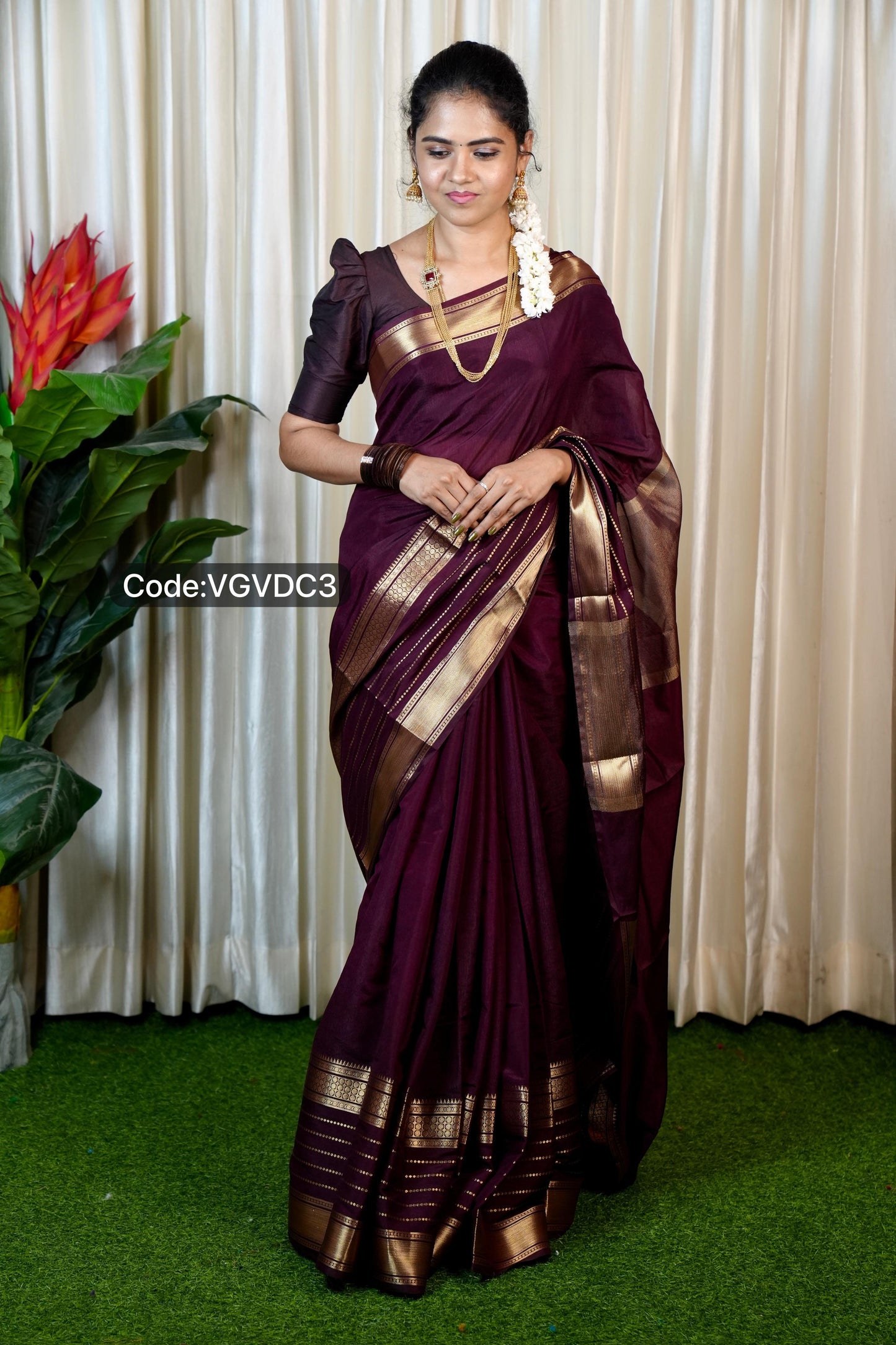 Warm silk saree🥳