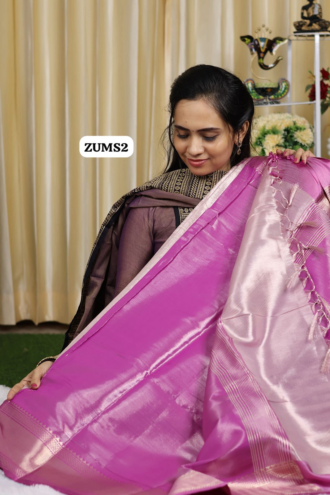 Katan tissue saree 🥳