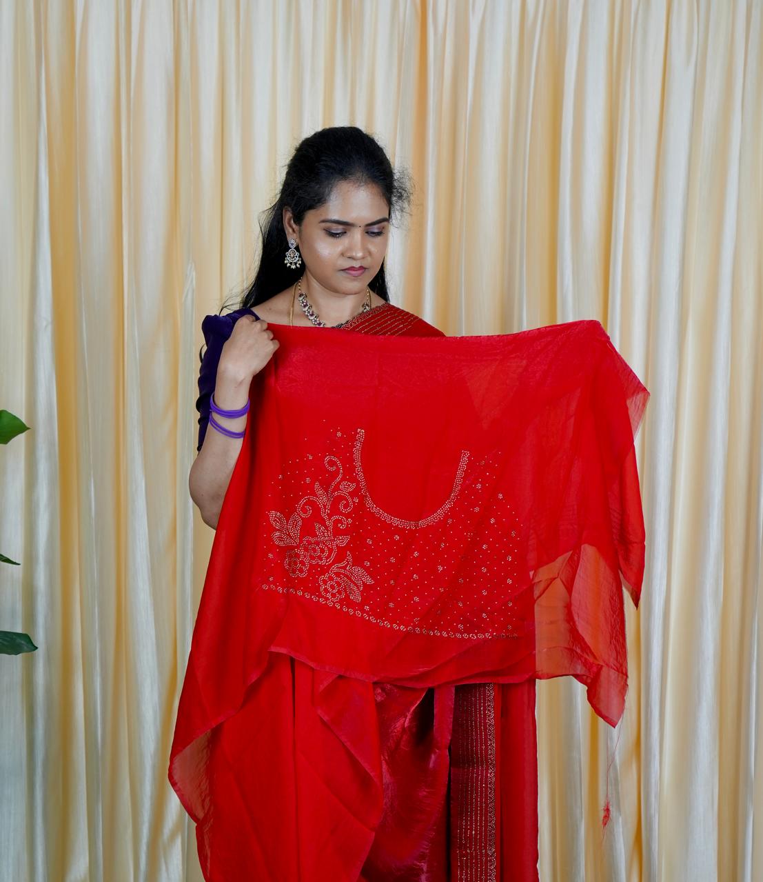 Premium Space silk saree.🥳✅