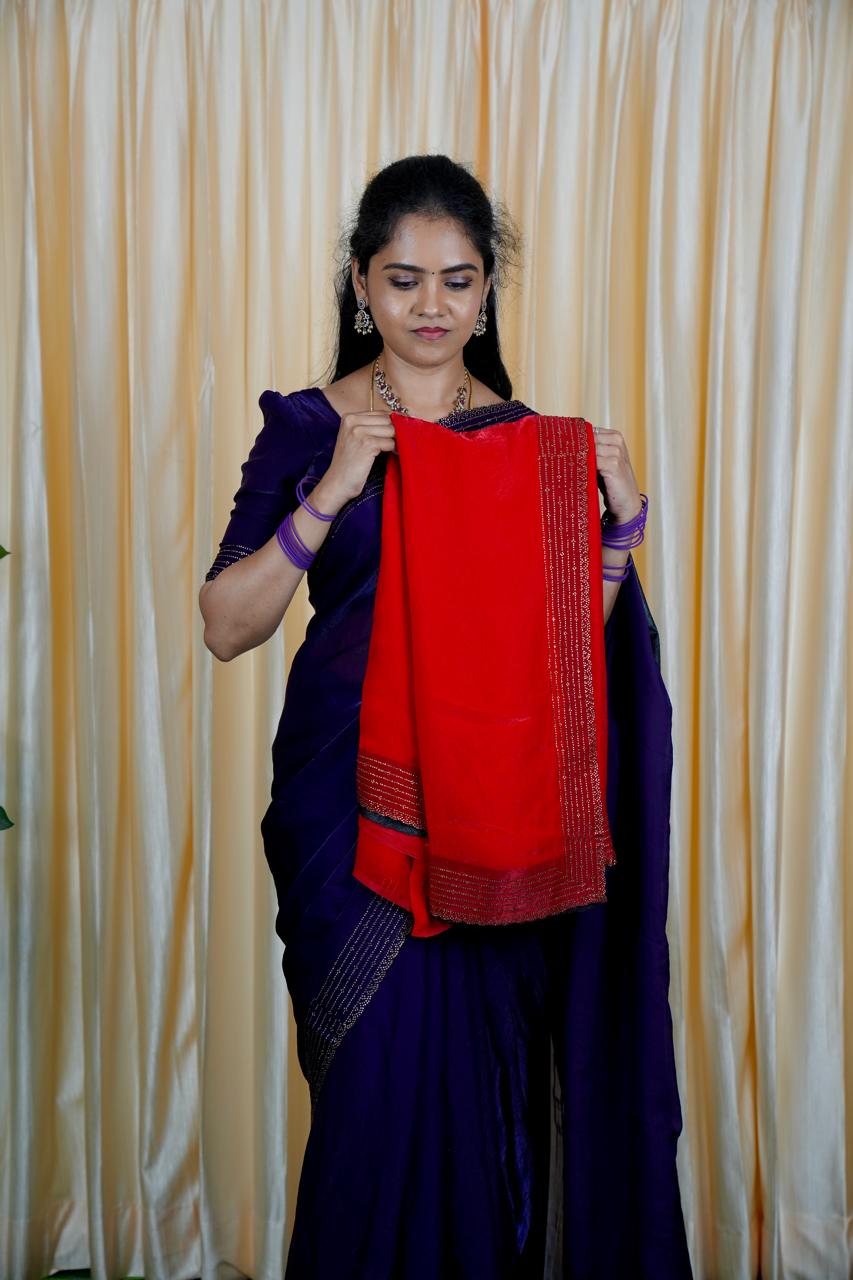 Premium Space silk saree.🥳✅