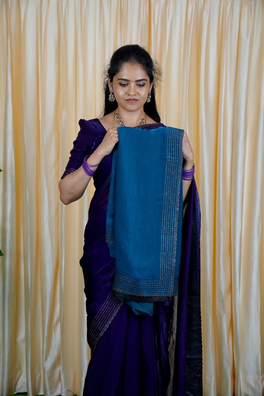 Premium Space silk saree.🥳