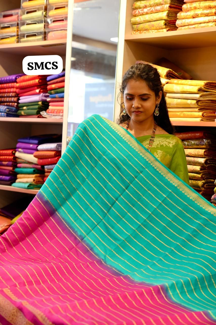 Semi Mysore crepe silk 🥰😎