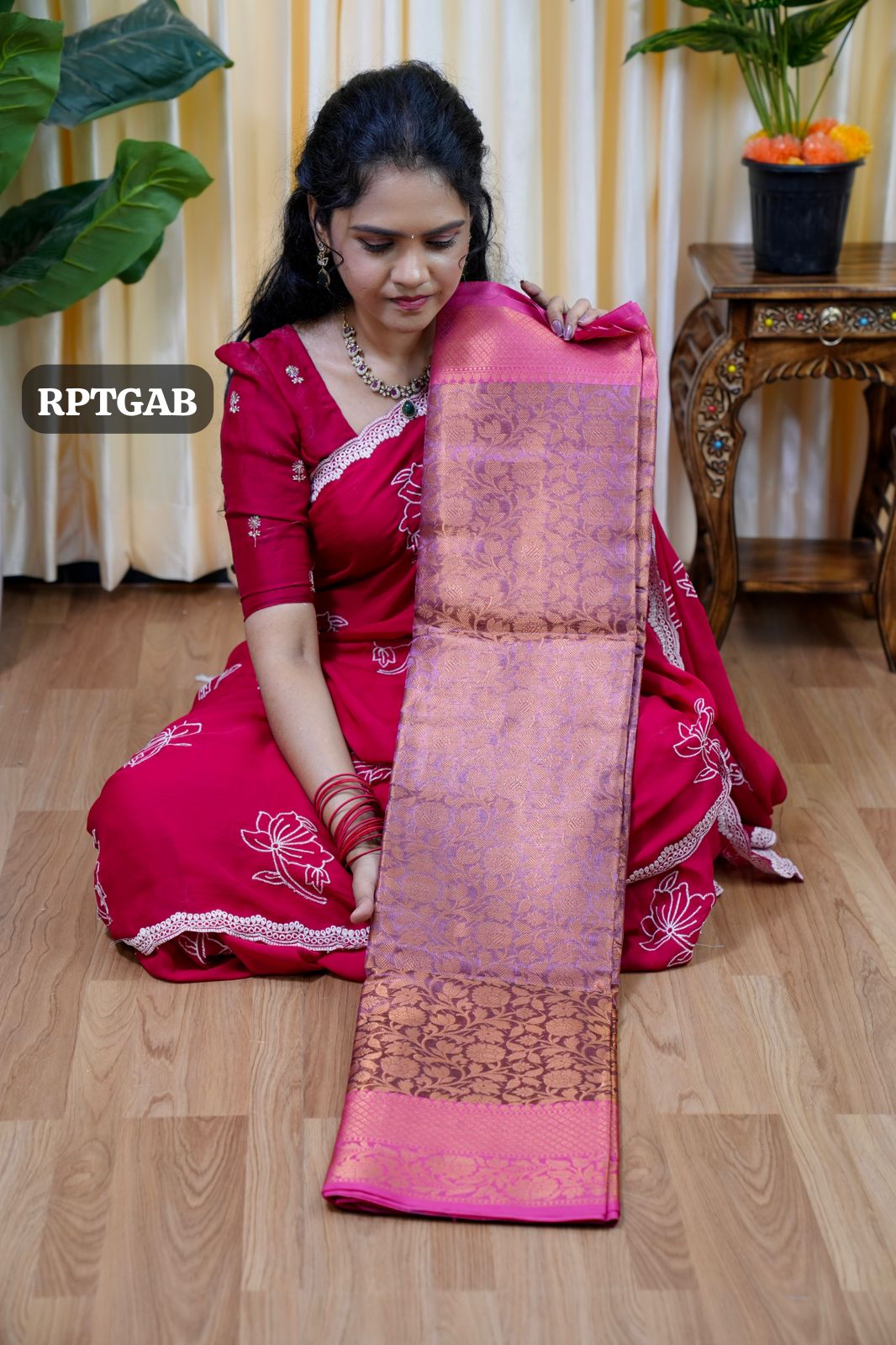 Katan silks saree🥰😎🏃🏻♀️