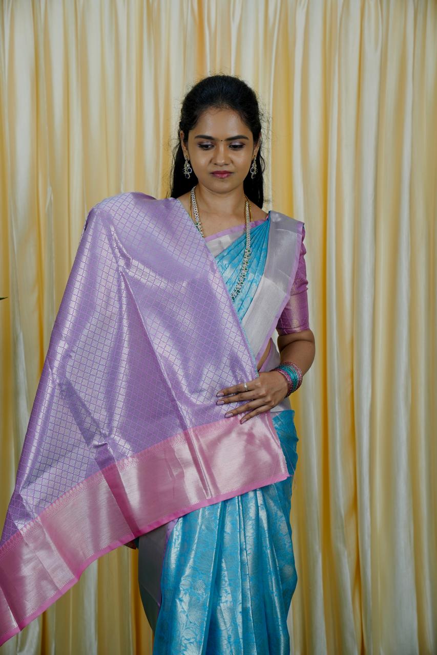 Katan tissue saree. 🥳