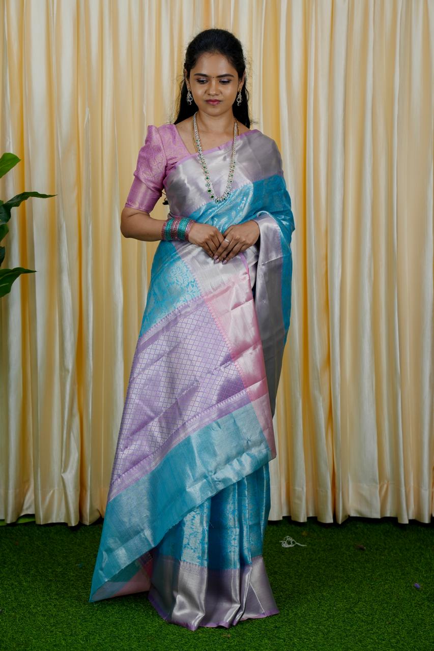 Katan tissue saree. 🥳