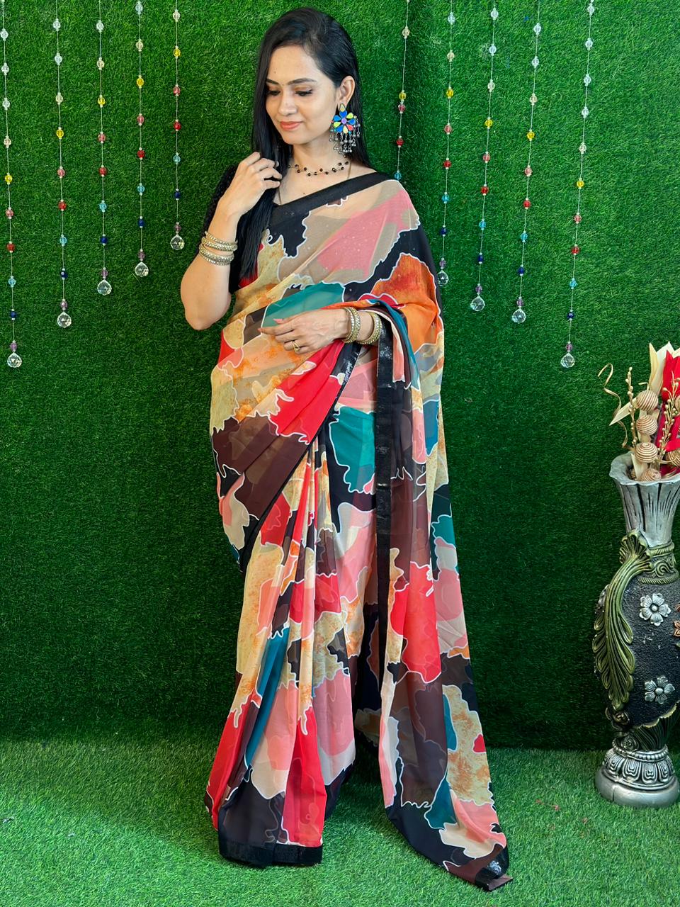 Georgette sarees š„°š