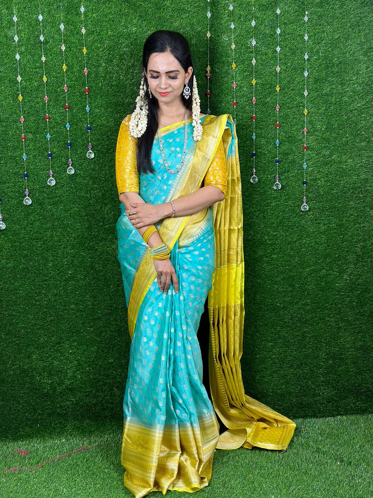 Premium quality warm silk saree sold ❌