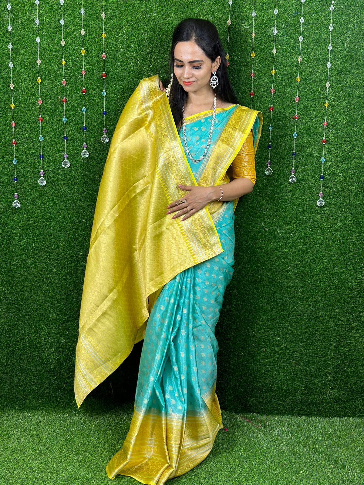 Premium quality warm silk saree sold ❌