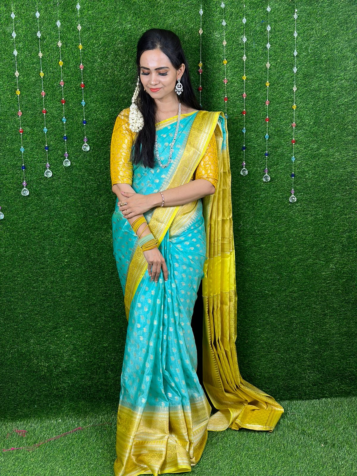Premium quality warm silk saree sold ❌