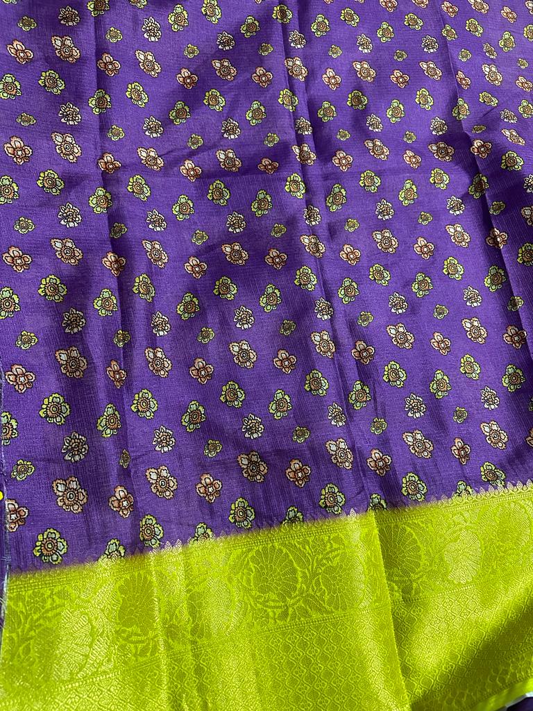 Kalamkari printed saree ❌