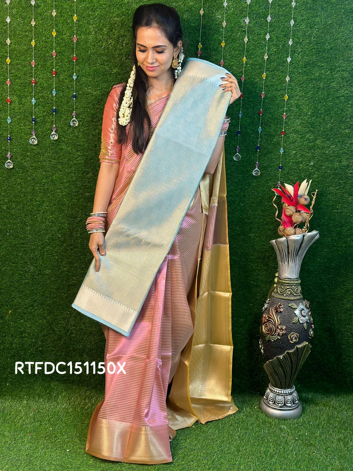 Small border tissue saree YYY