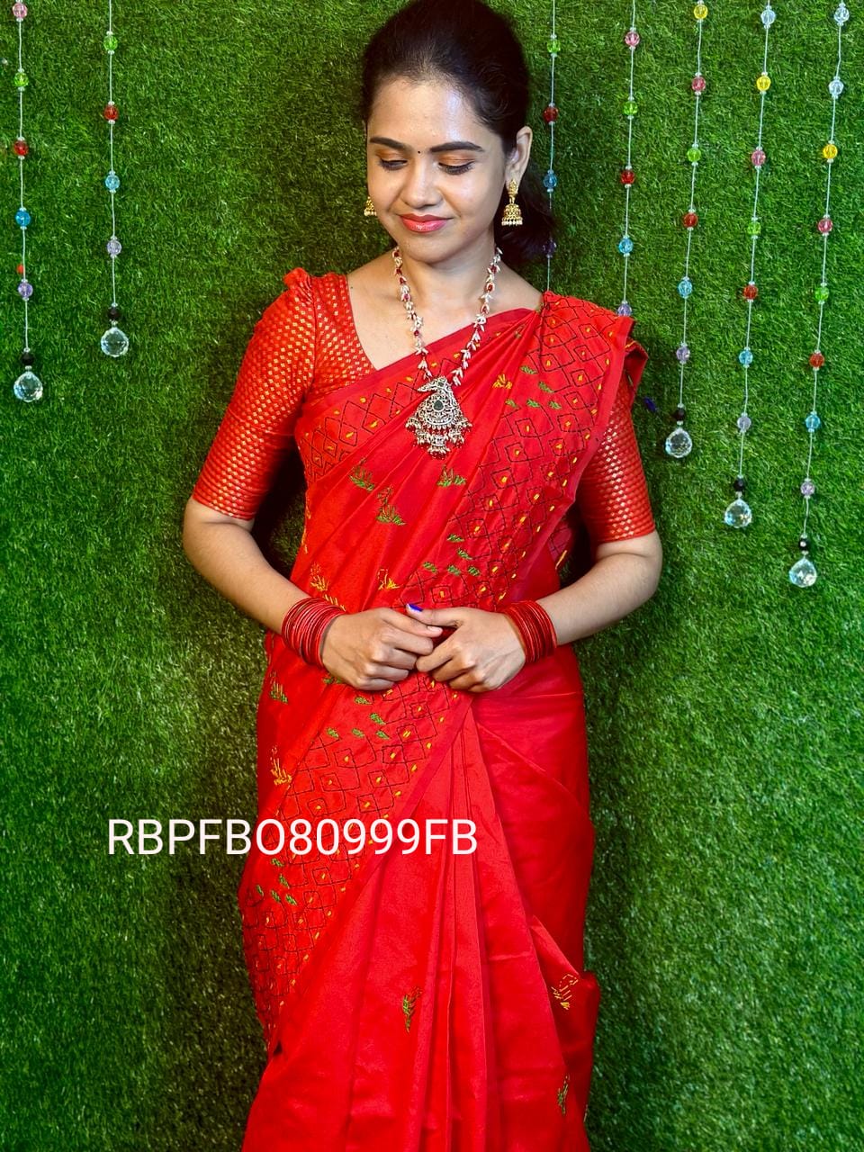 Embroidery work in silk mixed cotton sarees 🤗 not available