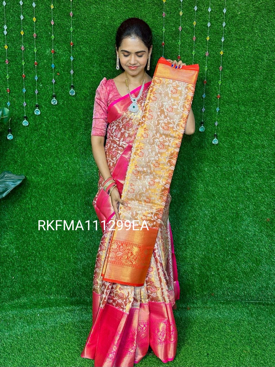 Kanchi semi silk saree.prebook🥳