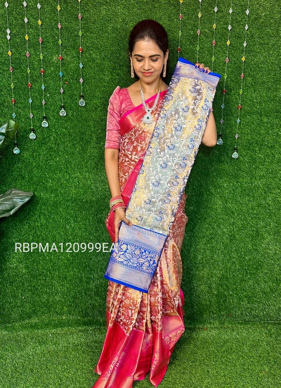 Kanchi semi silk saree prebook🥳
