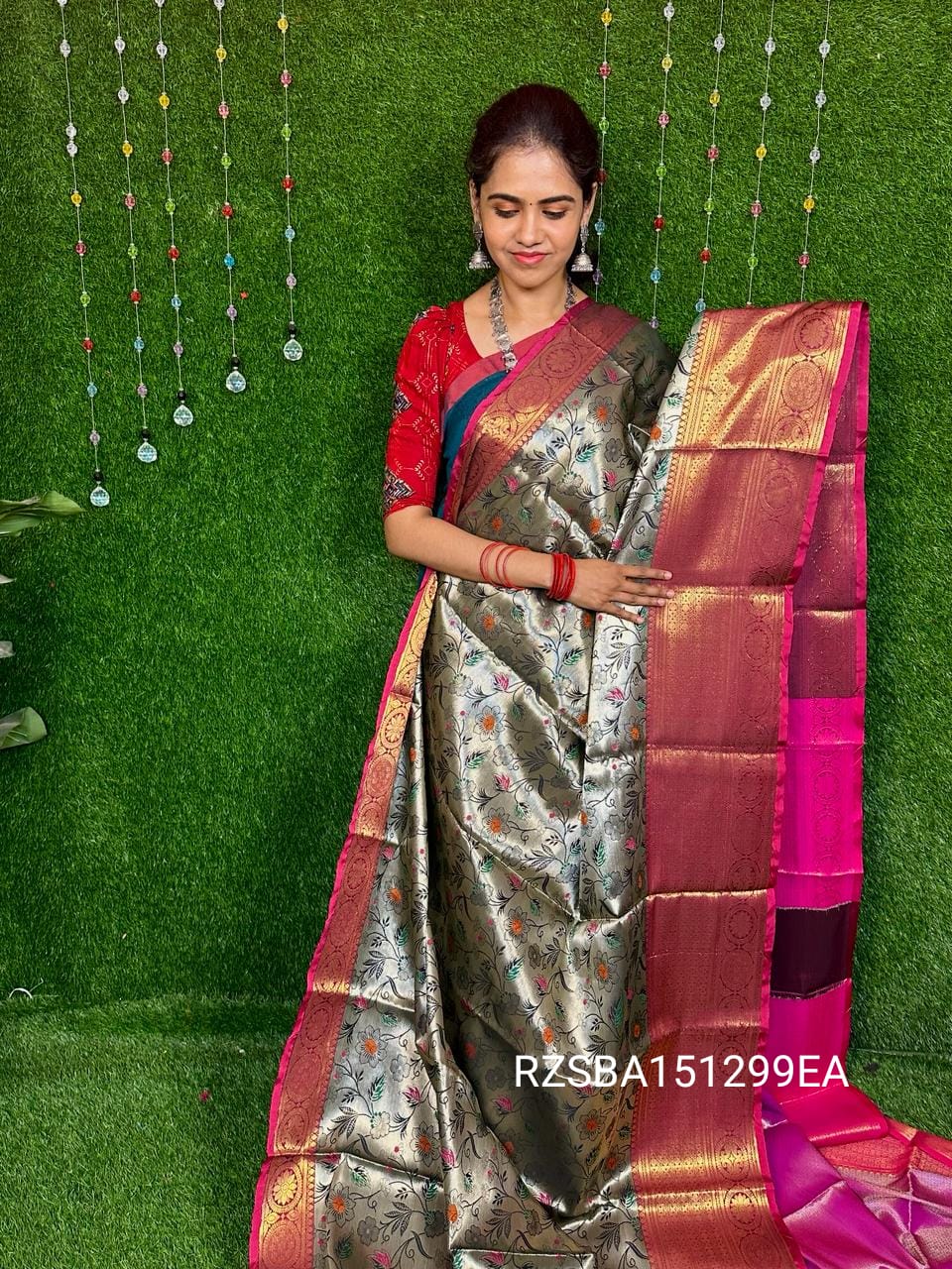 Kanchipuram semi silk saree 🥳prebook