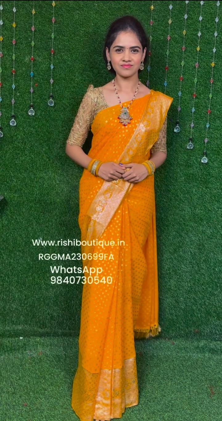 Chiffon sarees.