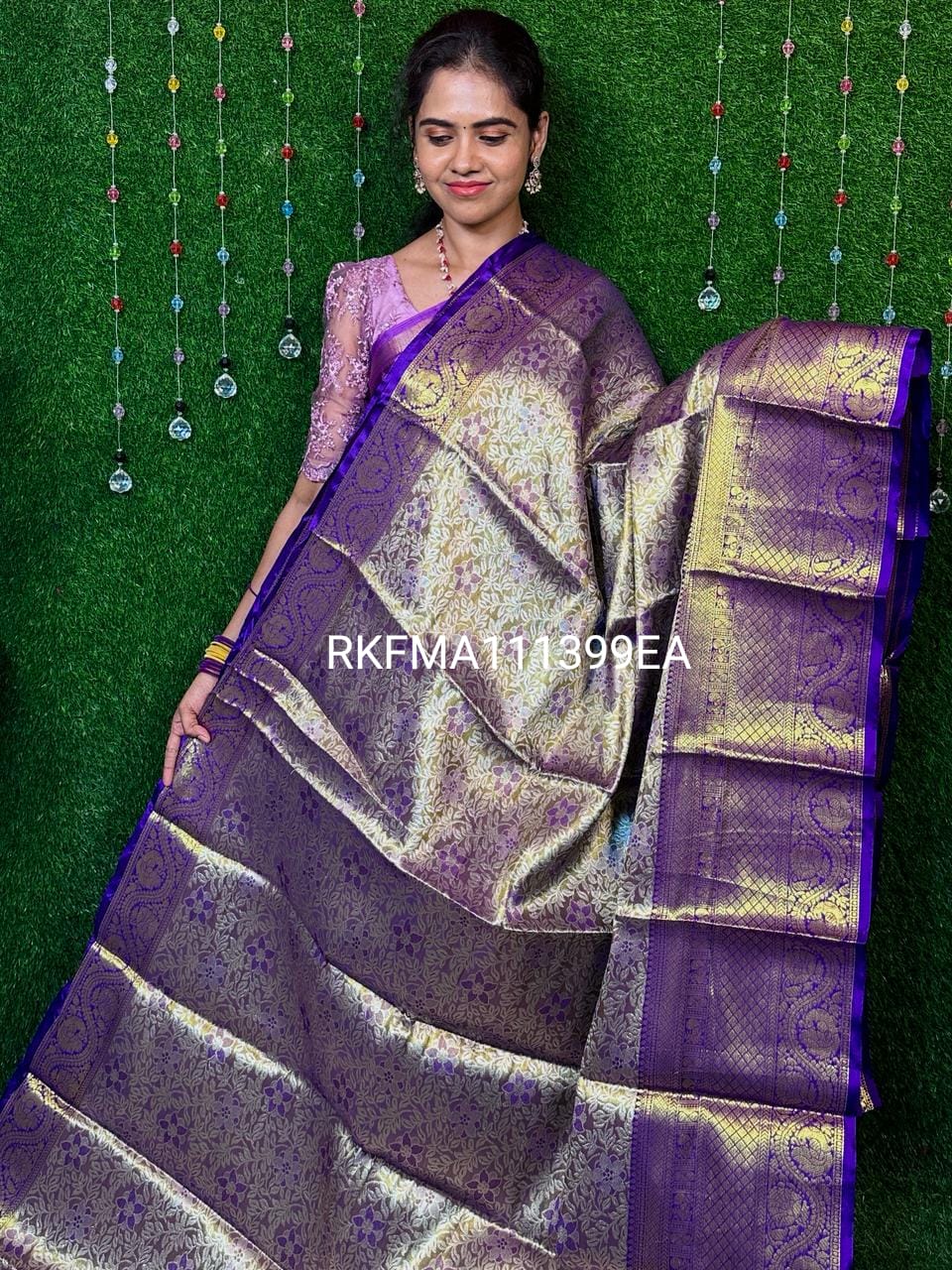 Kanchipuram inspired semi silk sarees ❌