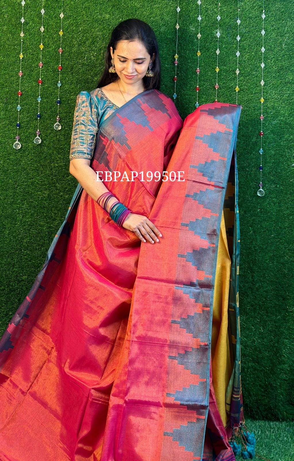 Tissue linen saree prebook 🥳