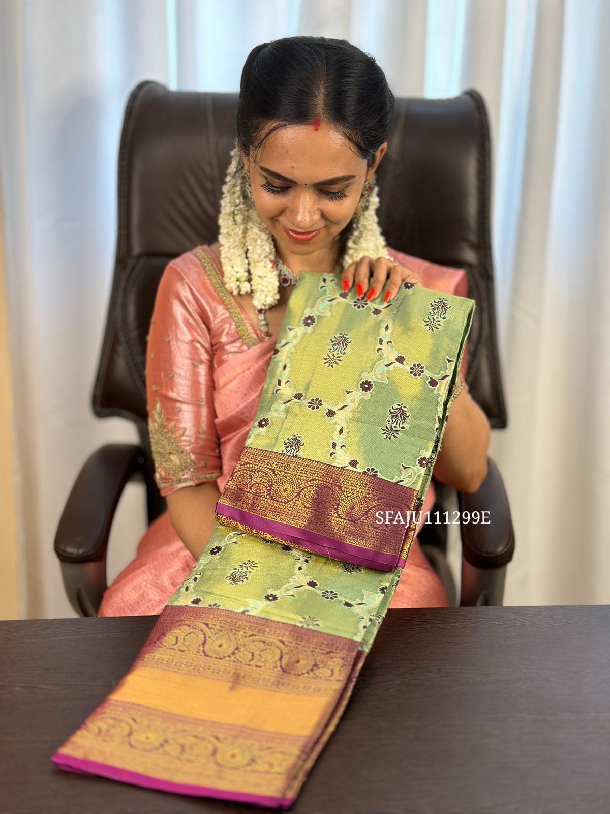 Kanchivaram inspired semi silk sarees prebook🥳