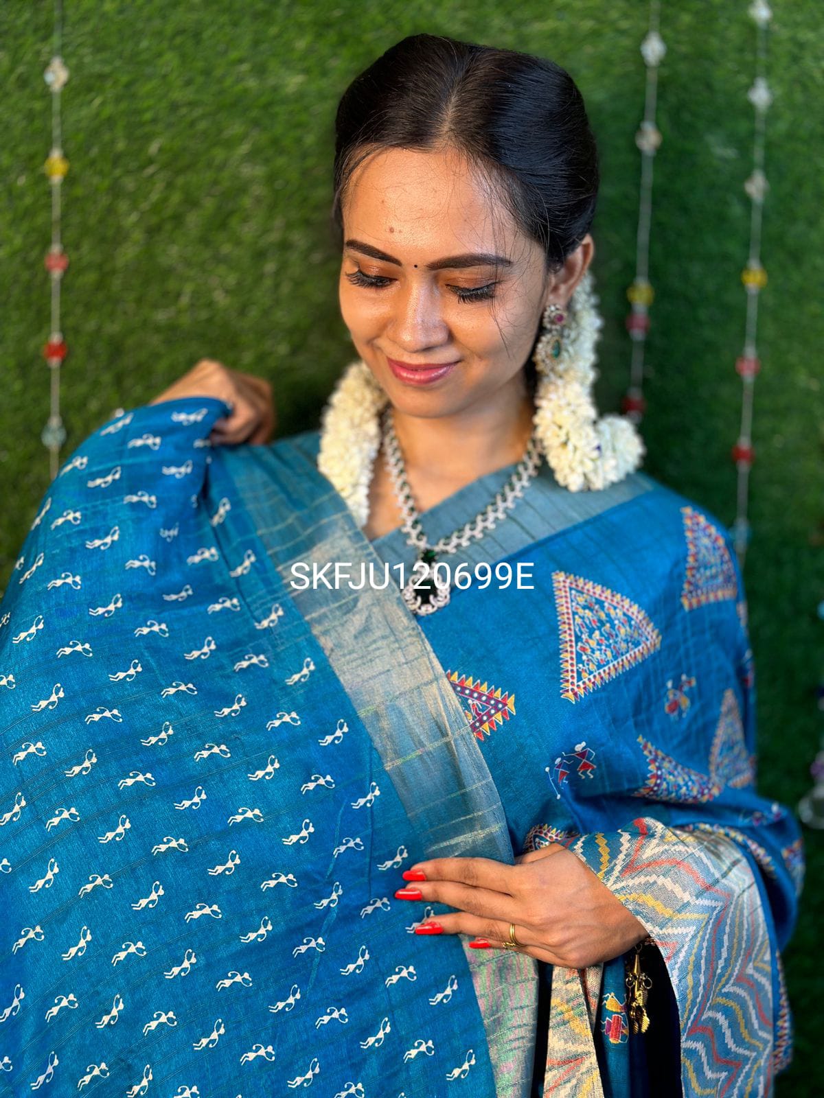 Dola semi silk saree with zari border XXX