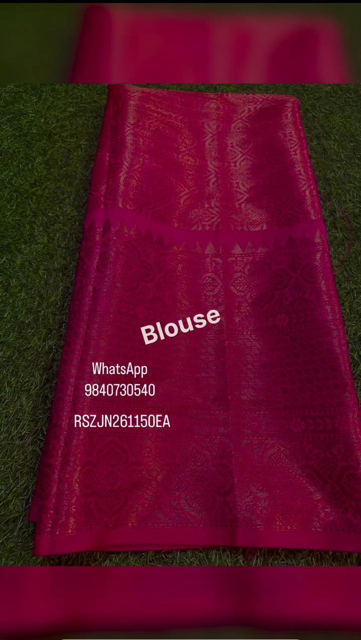 Printed katan tissue saree prebook ❌