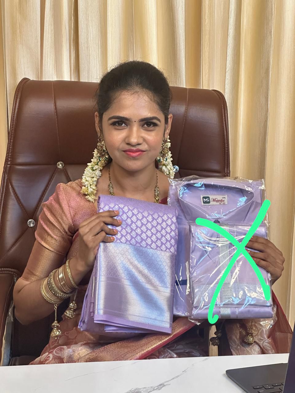 Only Soft silk saree 🥳