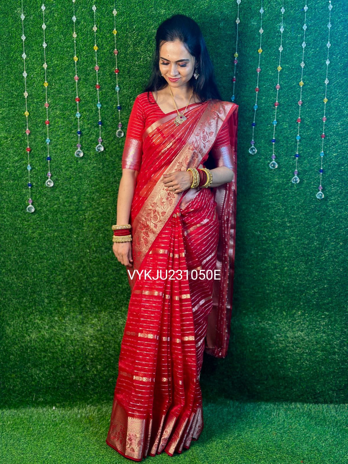 Soft organza saree