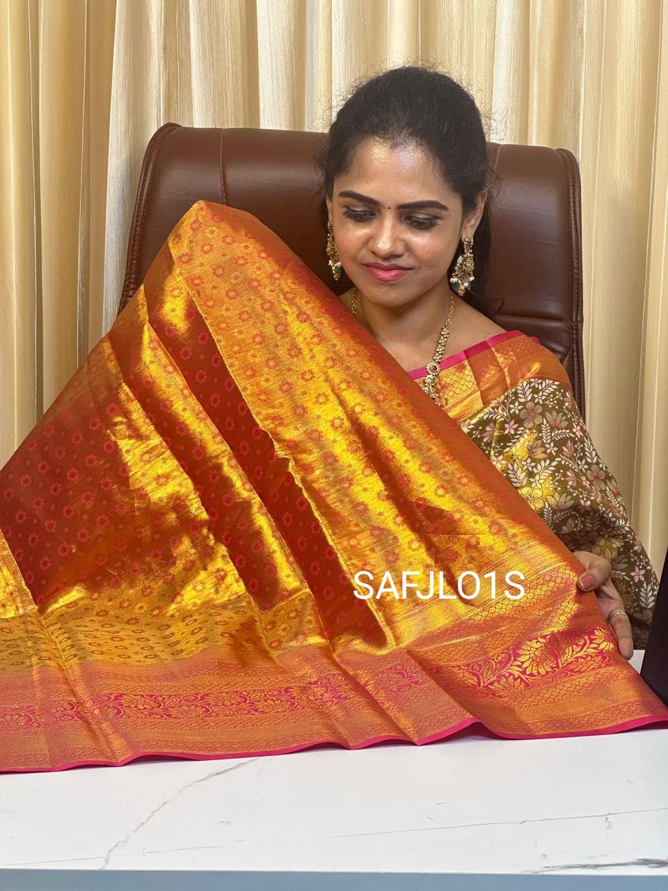 *Kanchipuram semi silk 🥳✅.