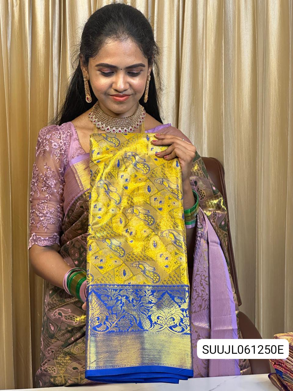 Kanchi semi silk saree❌